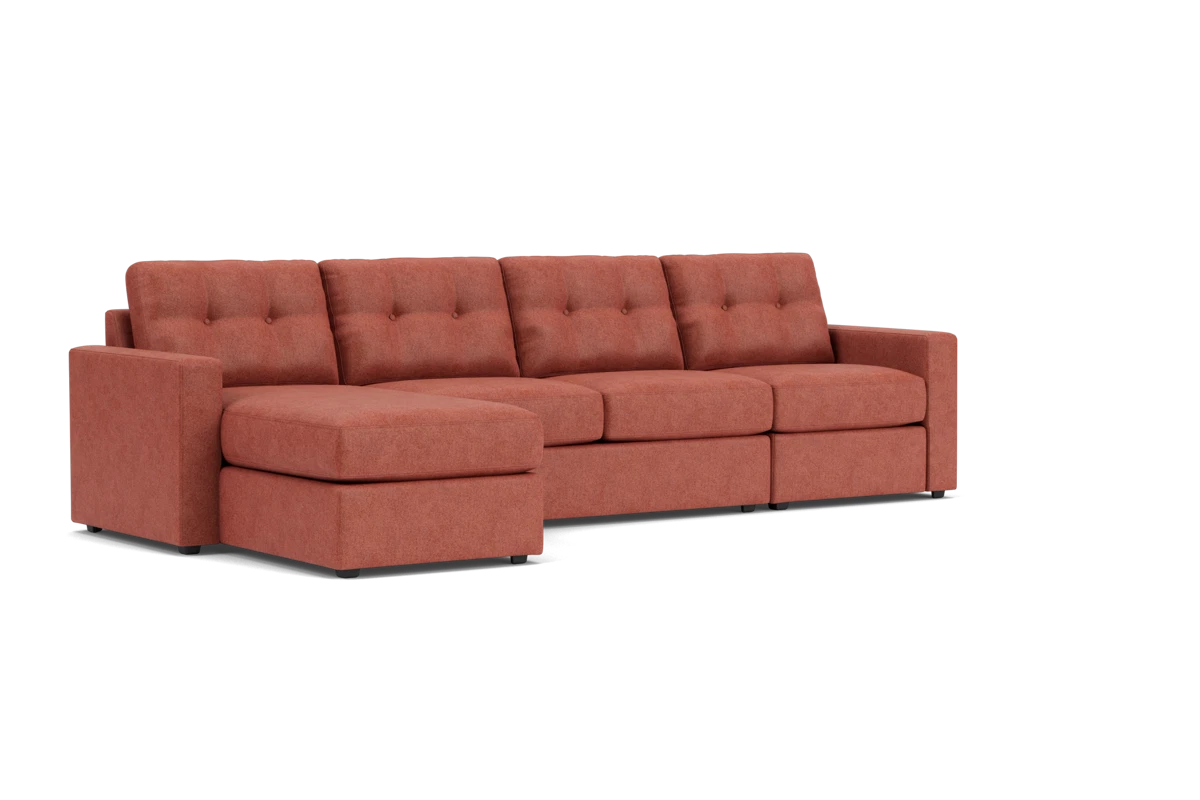 ModularOne Sectional Cantaloupe 3-Piece with Sleeper + Left Arm Facing Chaise placeholder