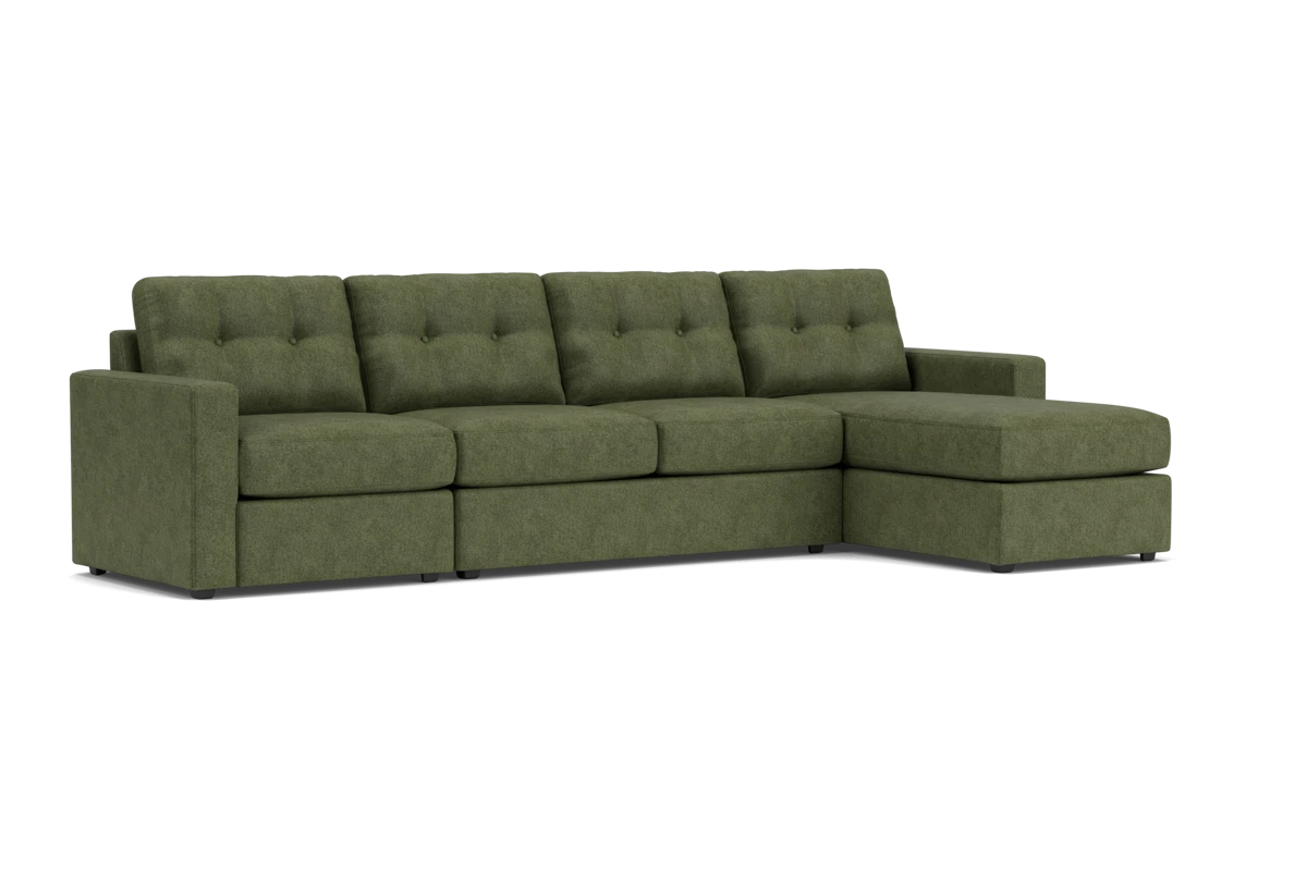 ModularOne Sectional Moss 3-Piece with Sleeper + Right Arm Facing Chaise placeholder