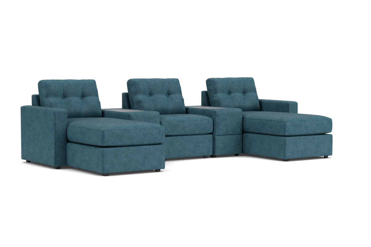 ModularOne Sectional Teal 5-Piece with Dual Chaise placeholder