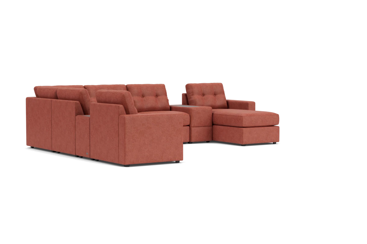 ModularOne Sectional Cantaloupe 8-Piece with Right Arm Facing Chaise placeholder