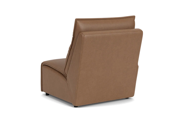 ModularTwo Brown Dual Power Armless Recliner at Gardner White