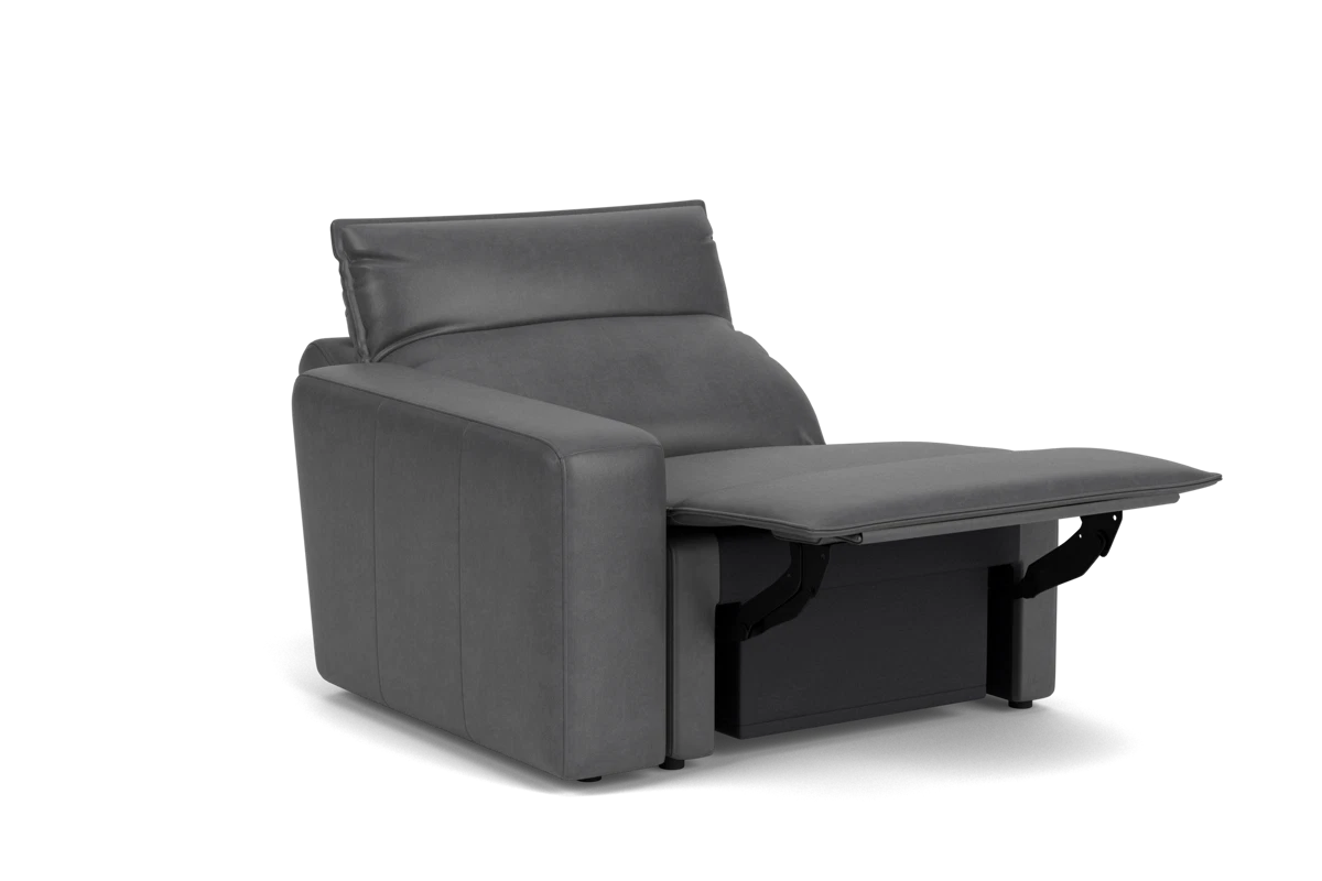 ModularTwo Grey Dual Power Left Arm Facing Recliner placeholder