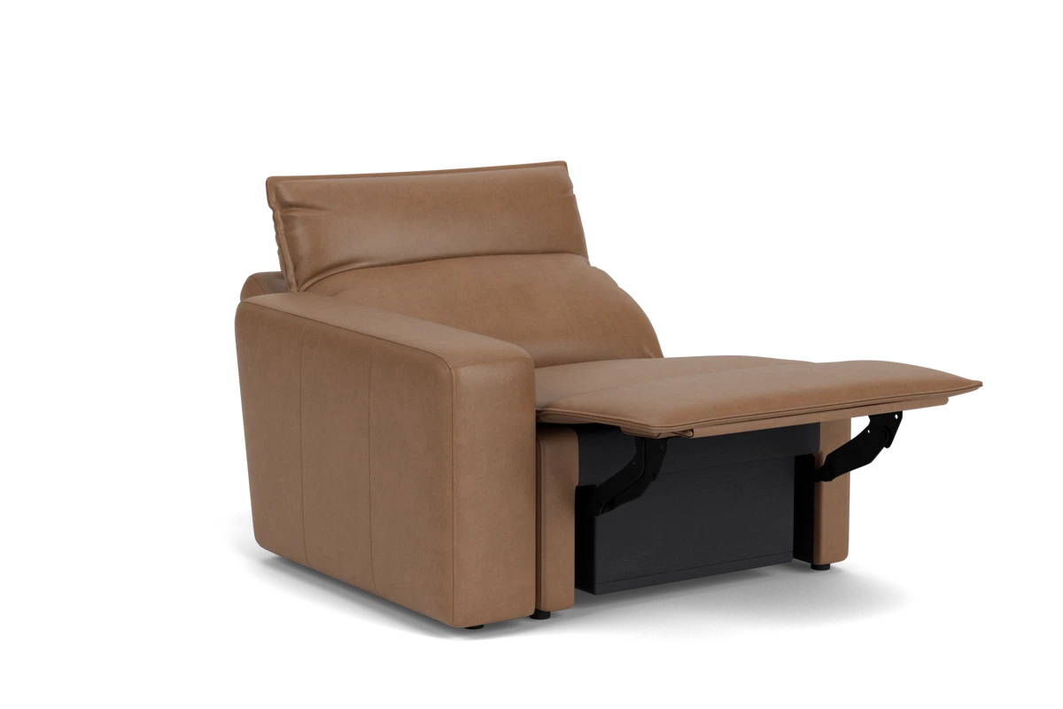 ModularTwo Brown Dual Power Left Arm Facing Recliner placeholder