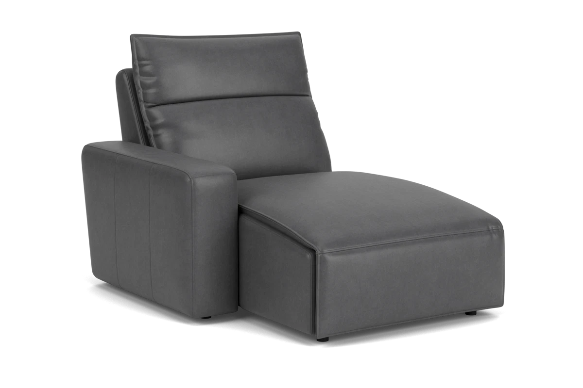 ModularTwo Grey Dual Power Reclining Left Arm Facing Chaise placeholder