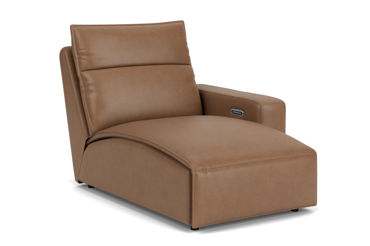 ModularTwo Brown Dual Power Reclining Right Arm Facing Chaise placeholder