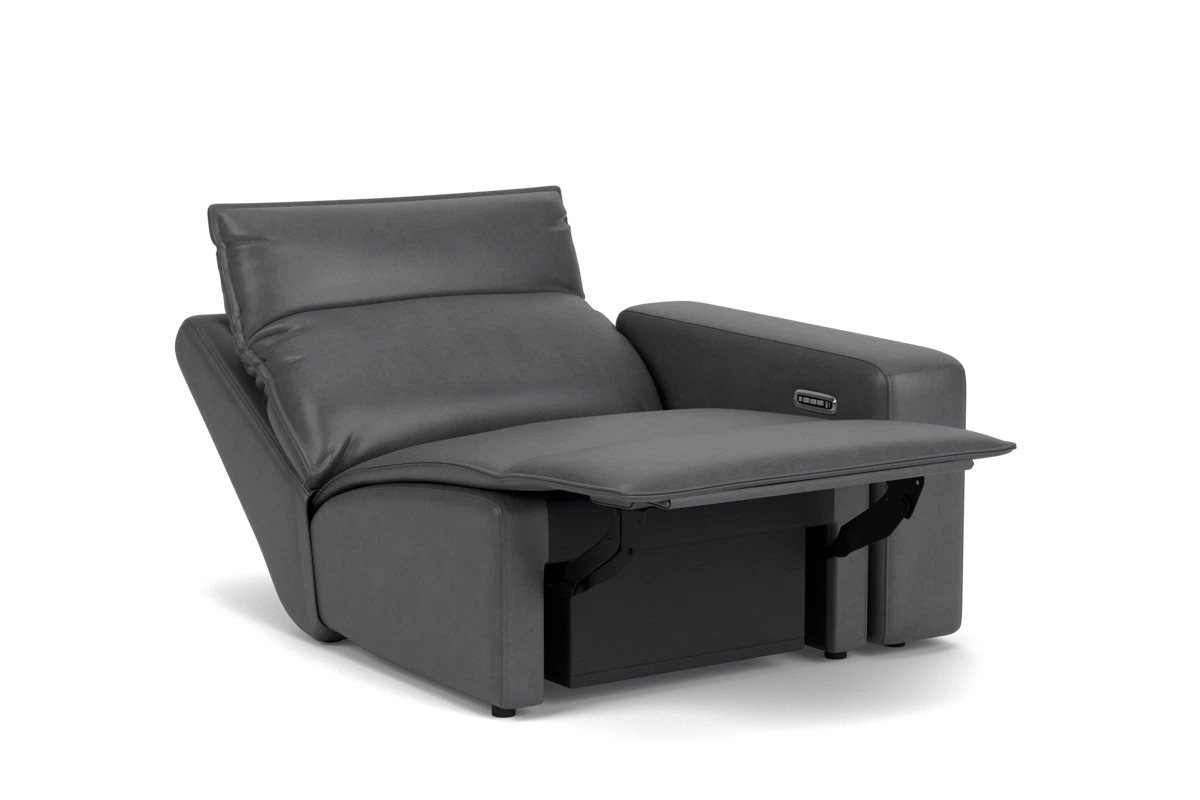 ModularTwo Grey Dual Power Right Arm Facing Recliner placeholder