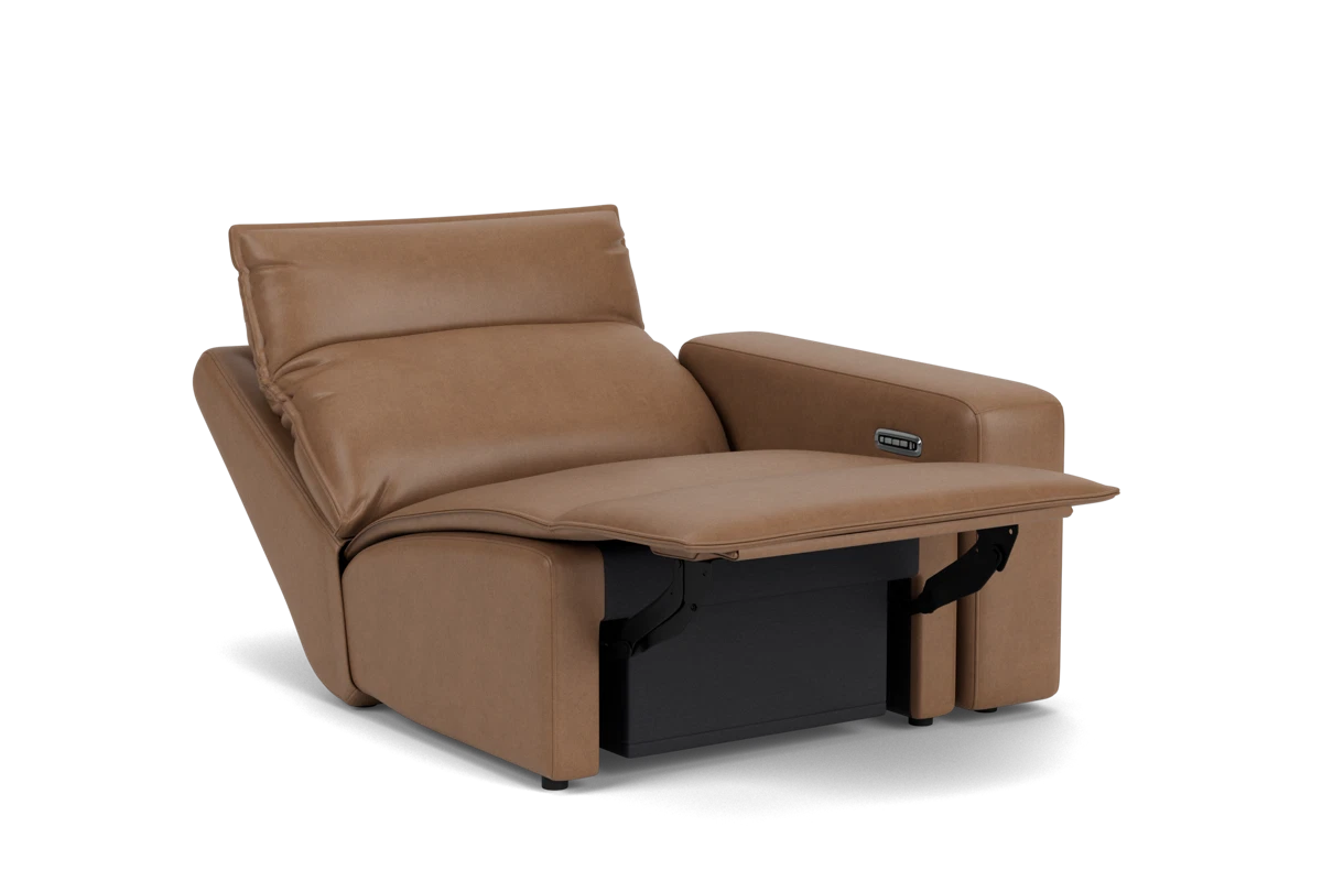 ModularTwo Brown Dual Power Right Arm Facing Recliner placeholder