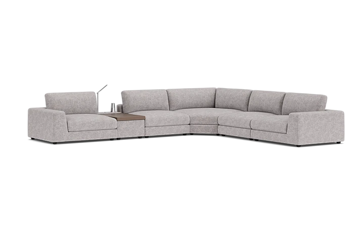 ModularThree Grey 6-Piece Sectional with Media Console placeholder