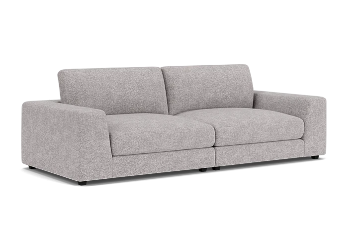ModularThree Grey 2-Piece Loveseat placeholder
