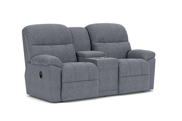 Morrison Eclipse Reclining Console Loveseat by La-Z-Boy