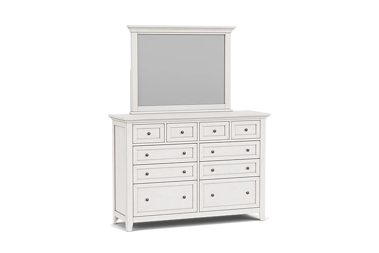 white dresser drawers with mirror Felicity - 6-Drawer LED Bracket feet are a stylish finishing touch. Benjara Sili Wide Dresser with