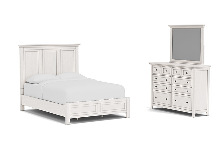 San Mateo 3-Piece White Queen Bedroom Set