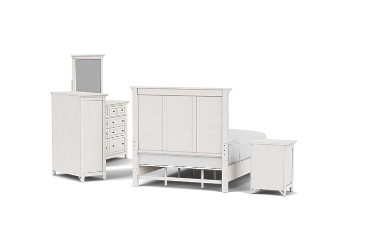 San Mateo 5-Piece White Queen Bedroom Set at Gardner White