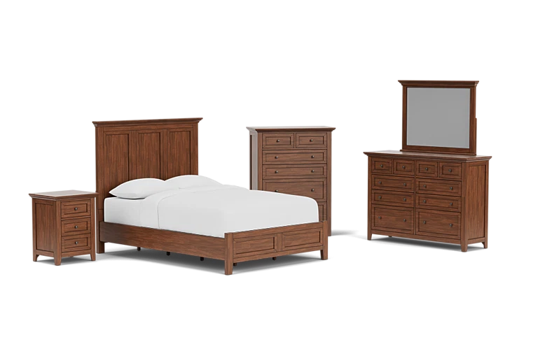 San Mateo 5-Piece Brown Queen Bedroom Set at Gardner White San Mateo 5-Piece Brown Queen Bedroom Set at Gardner White