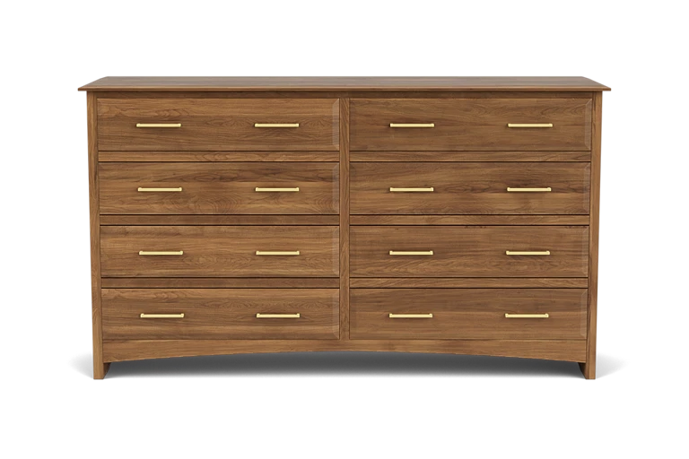 maple dresser Kiowa Brown with Mirror Option The result is a refined Bird's Eye Maple and Curly