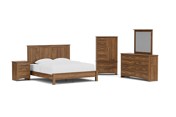 Simplicity 5-Piece King Panel Bedroom Set by Daniels Amish