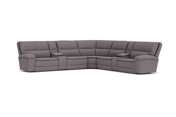 Vixen 7-Piece Triple Power Reclining Sectional with 3 Recliners placeholder