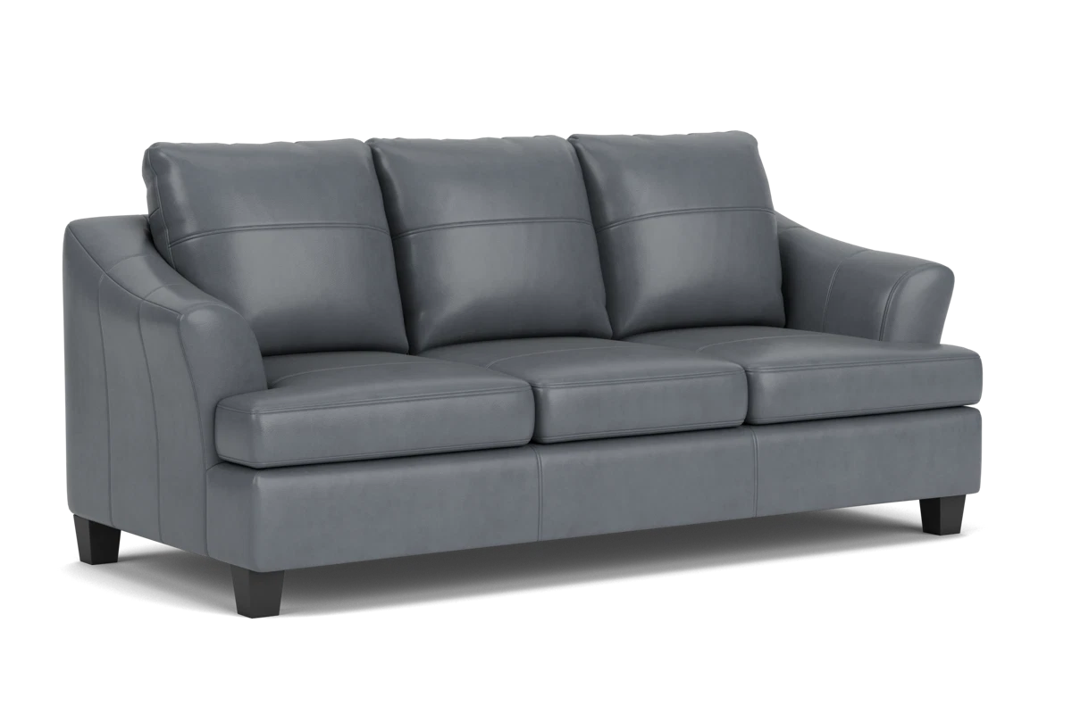 Wells Steel Leather Sofa placeholder