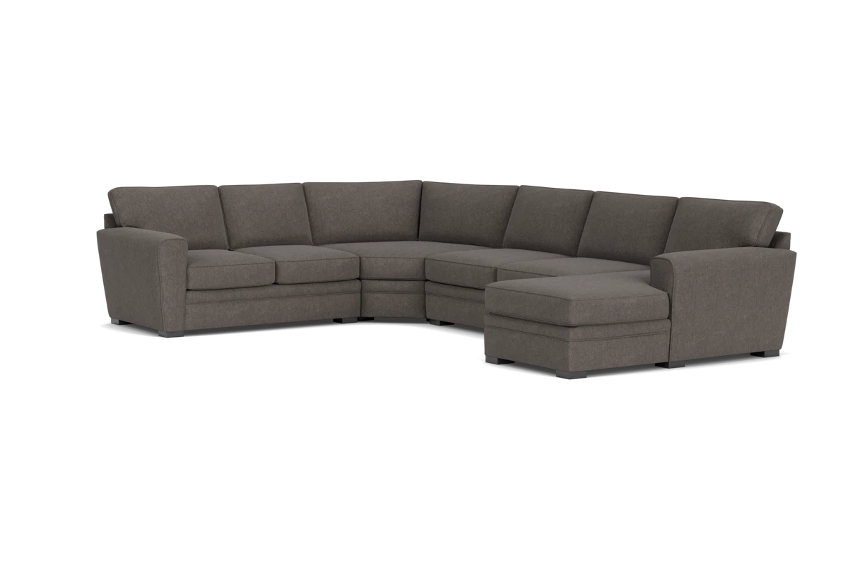 Zephyr 4-Piece Wedge Sectional with Left-Arm Facing Loveseat by Jonathan Louis placeholder