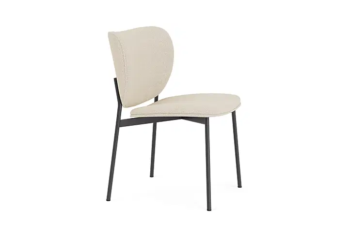 Eve eetkamerstoel - zwart frame