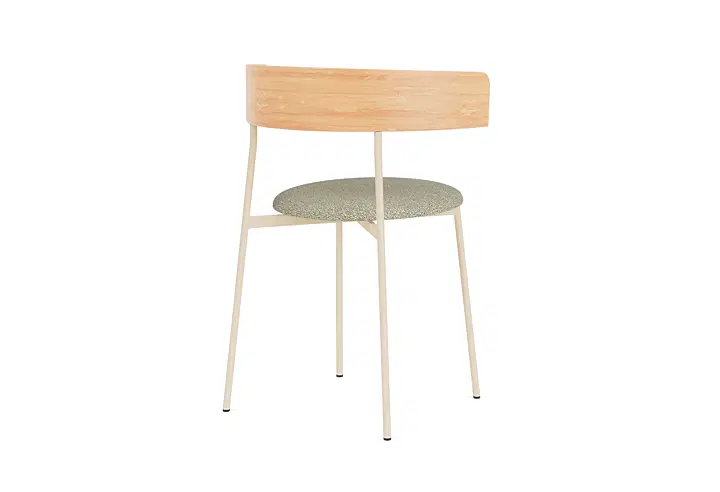 Friday eetkamerstoel met armleuning - zwart frame - zwarte rugleuning