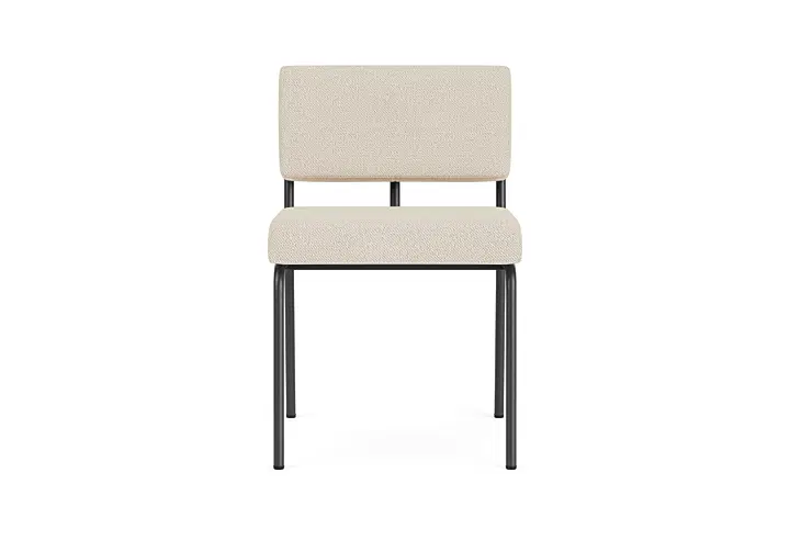 Monday dining chair no arms - sand frame