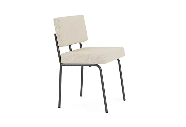 Monday dining chair no arms - sand frame