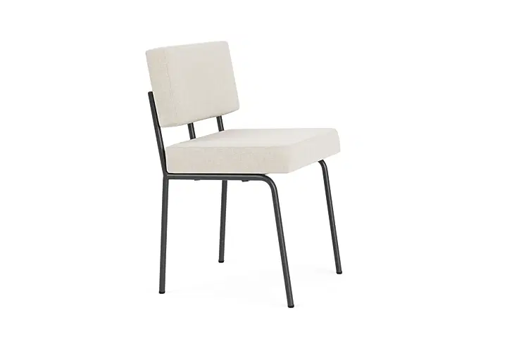 Monday eetkamerstoel zonder armleuning - zand frame