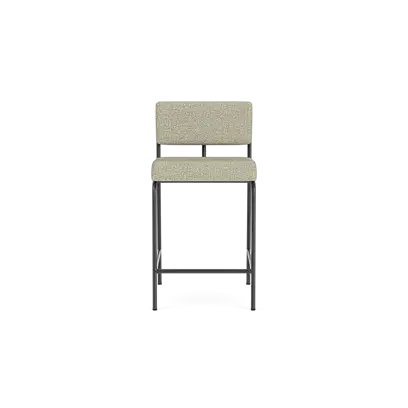 Monday counter stool - black frame
