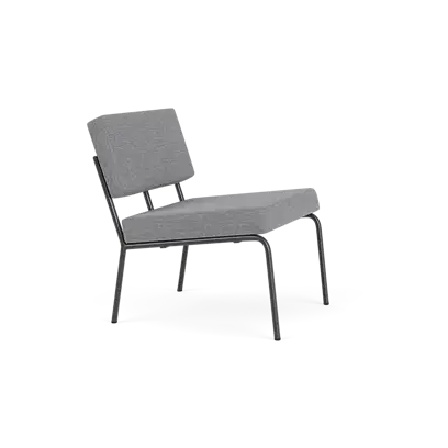 Monday Lounge chair no arms - black frame
