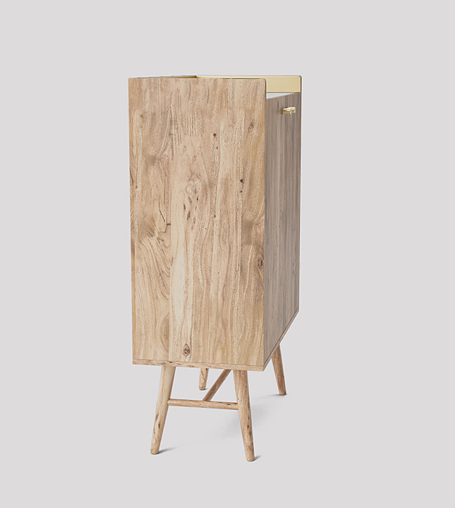 Swoon raine deals marble drinks cabinet