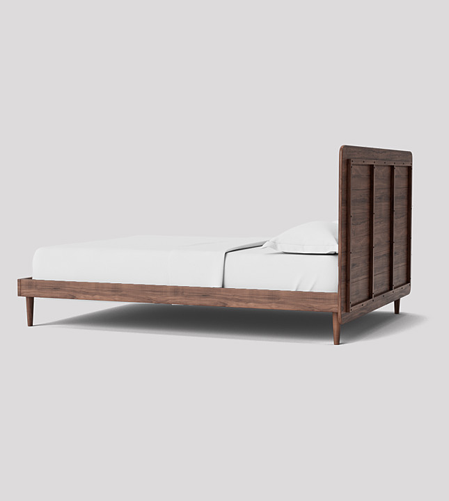 Twin bed deals frame mid century