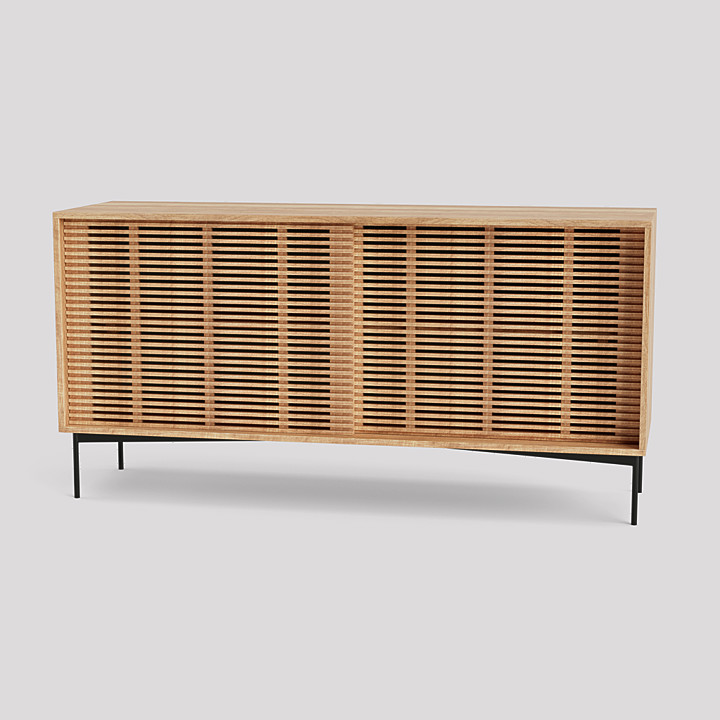 Industry west cane deals sideboard