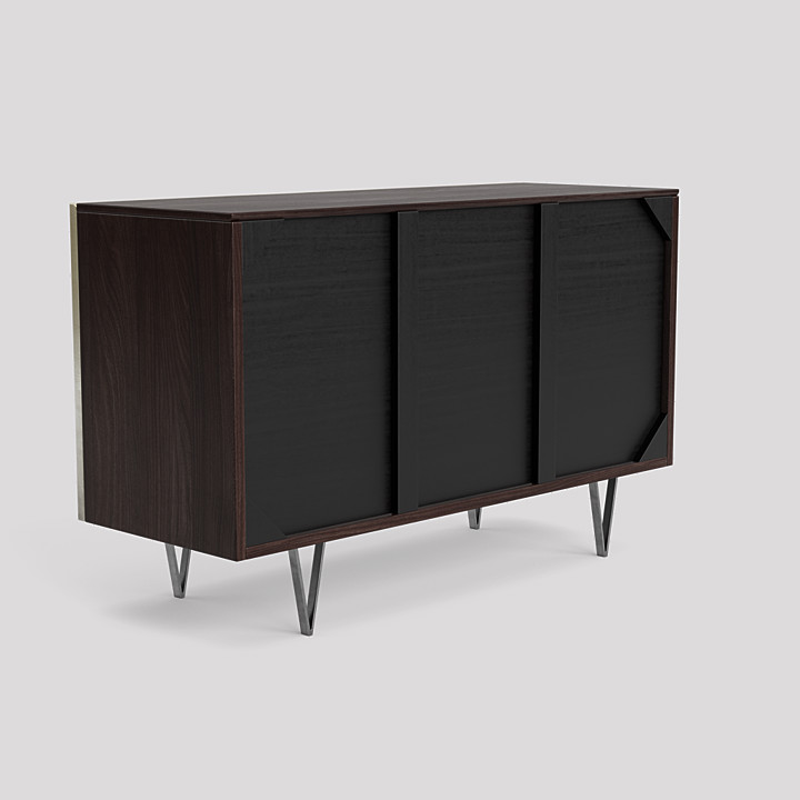 Ziggy Sideboard, Contemporary Style in Silver Swoon