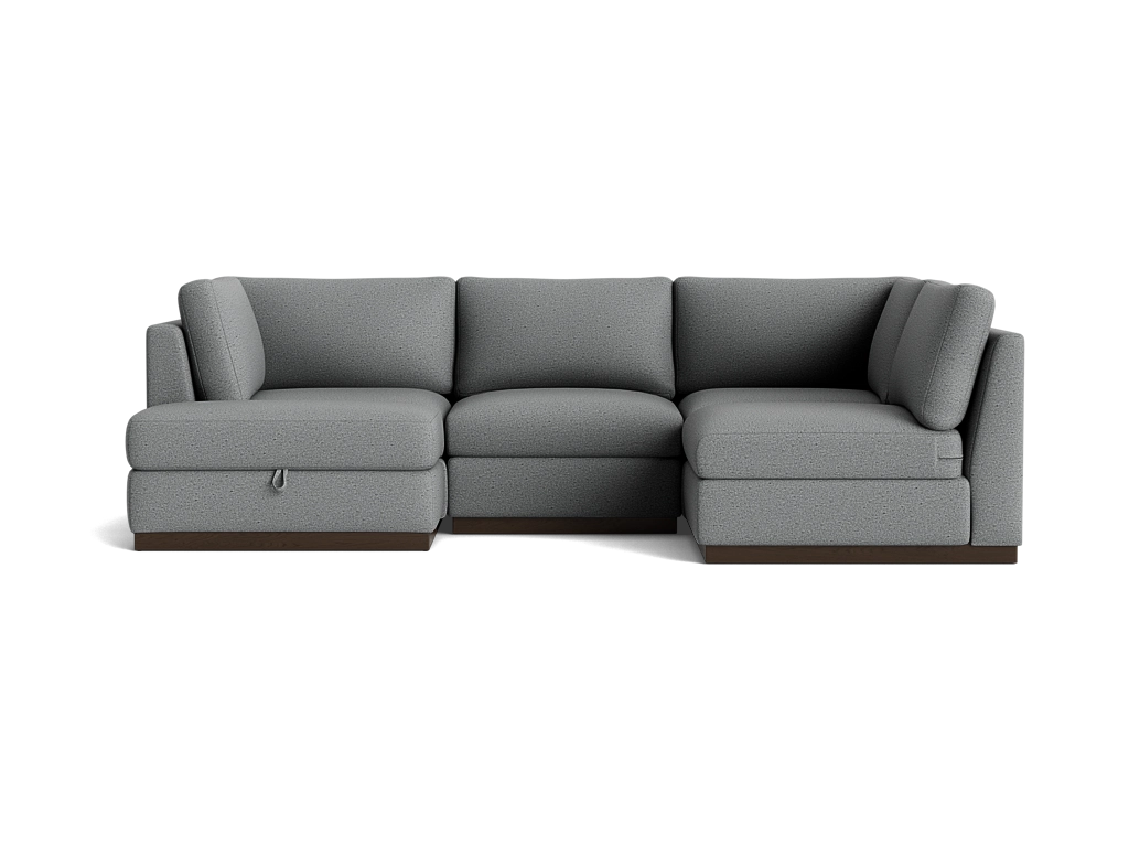Holt Petite Modular U-Sofa Storage Sectional