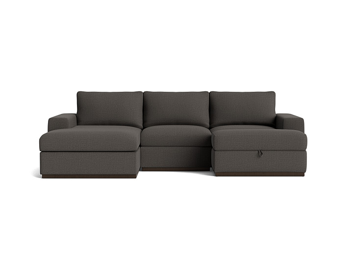 Holt Petite Modular Sectional with Storage Ottoman