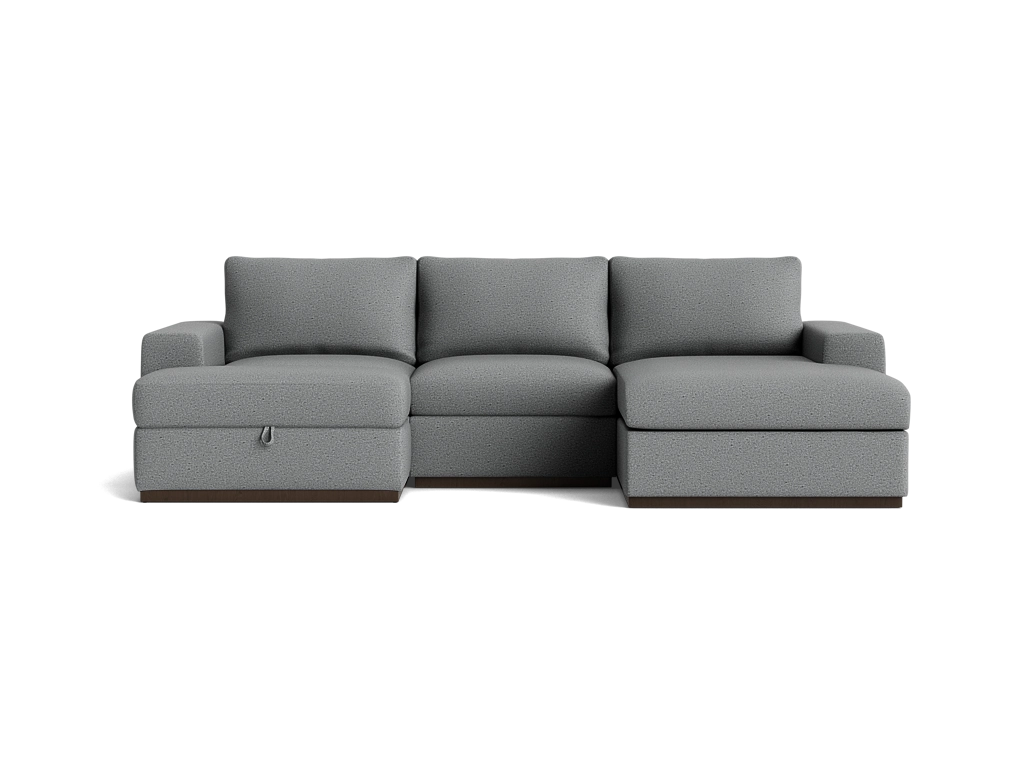 Holt Petite Modular Sectional with Storage Ottoman
