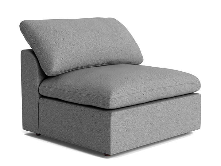 Bryant Slipcovered Armless Chair - Thumbnail 3