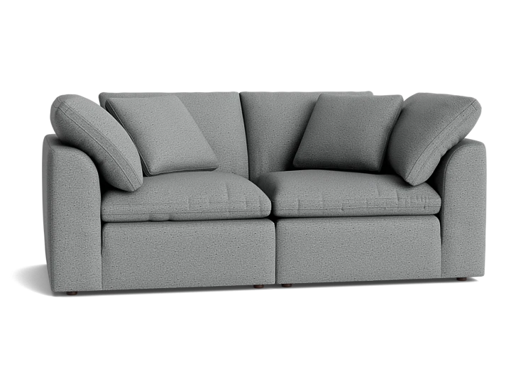Bryant Slipcovered Modular Loveseat | Joybird