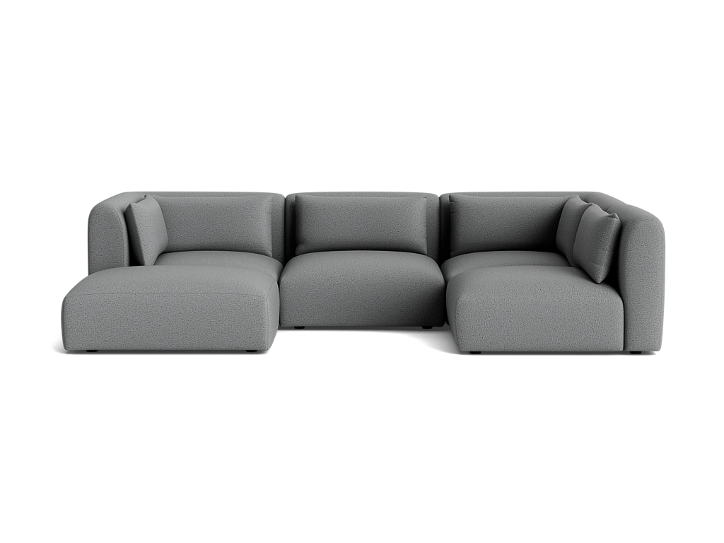 Carin Modular U-Sofa Bumper Sectional