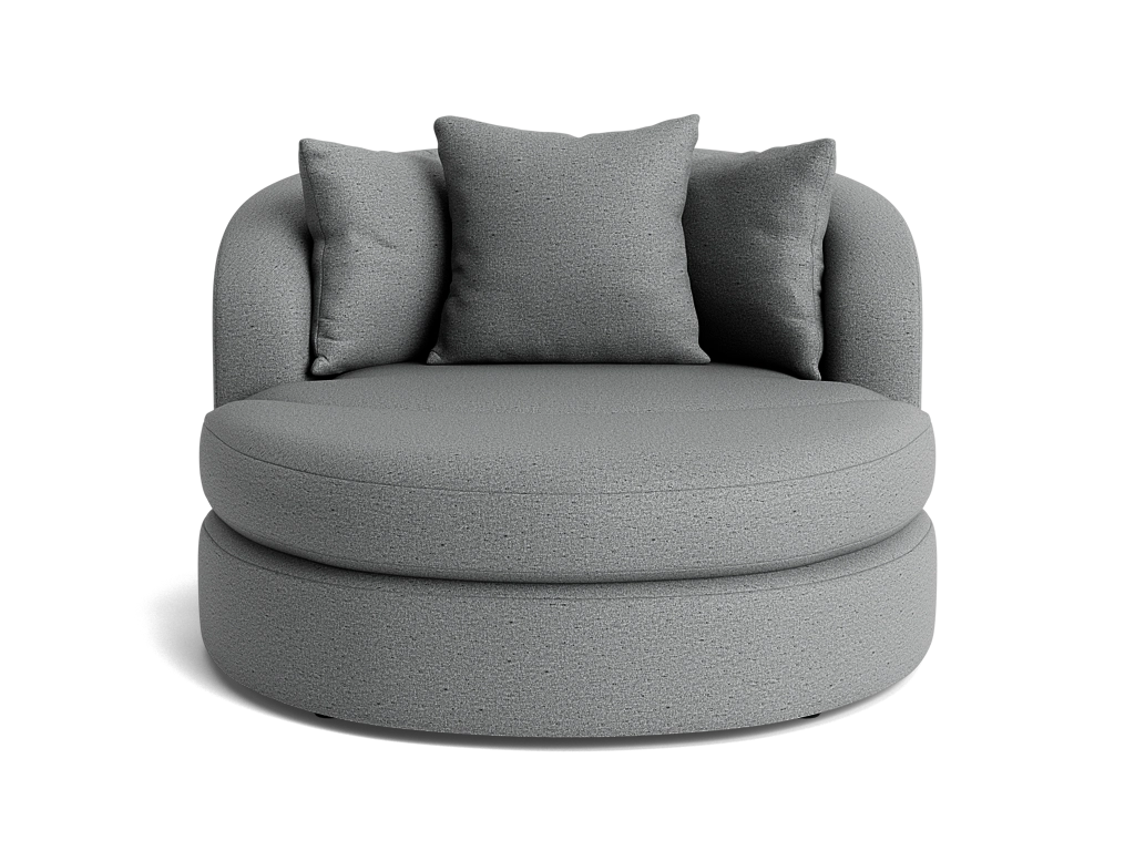 Amelia Grand Swivel Chair & Ottoman