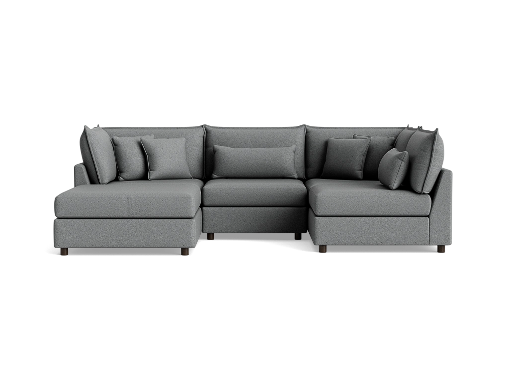 Tanner U-Sofa Bumper Sectional