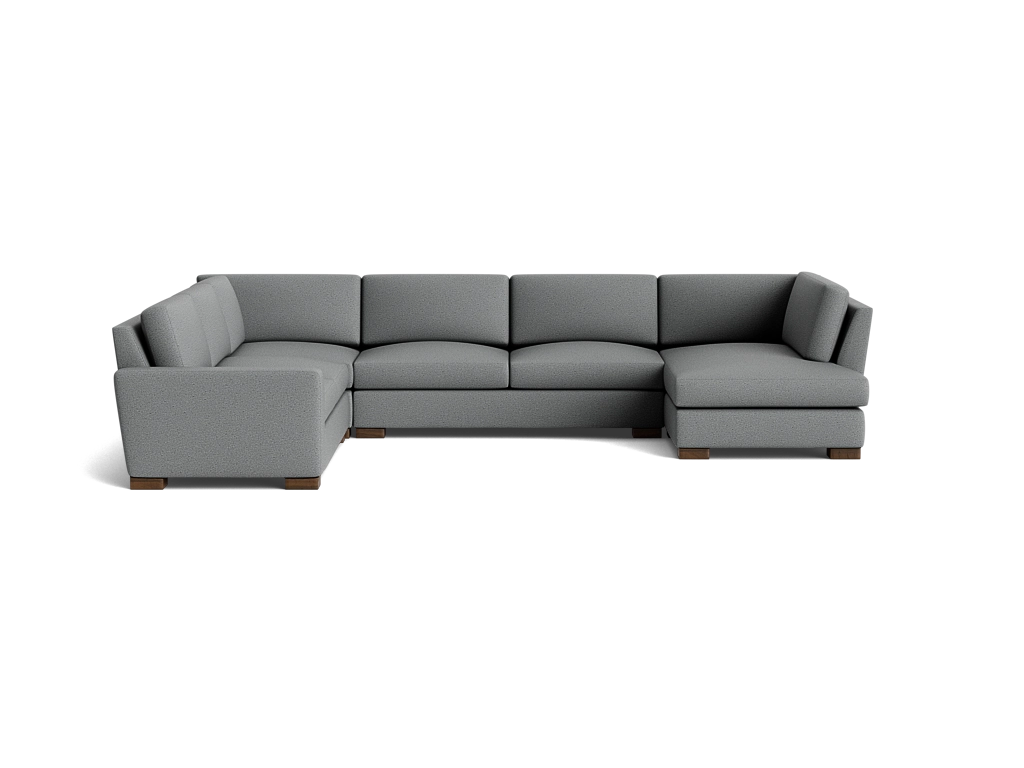 Anton U-Sofa Bumper Sectional (4 piece)