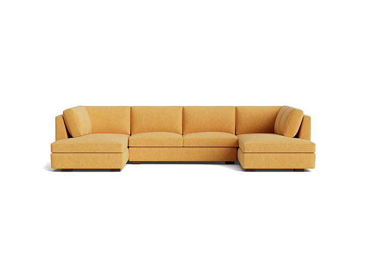 Anton U-Sofa Bumper Sectional - Thumbnail 4