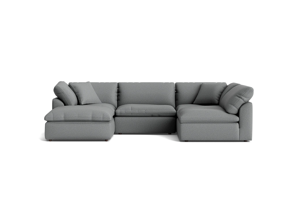 Bryant U-Sofa Bumper Sectional (5 piece)