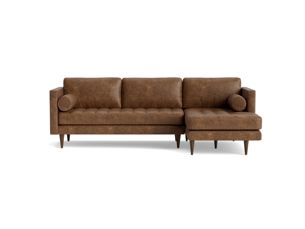 Briar Leather Sectional