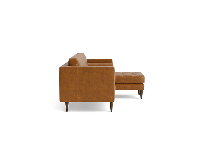 Briar Leather Sectional - Thumbnail 5