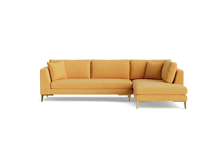 Ainsley Sectional with Bumper