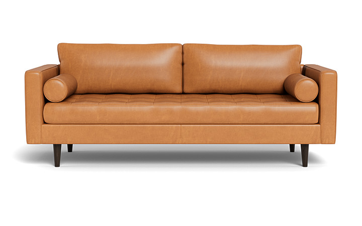 best leather mid-century modern couches