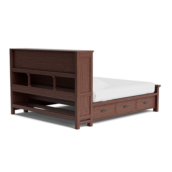 Wolf Creek Bookcase Storage Bed, Value City Bookcase Bed Frames